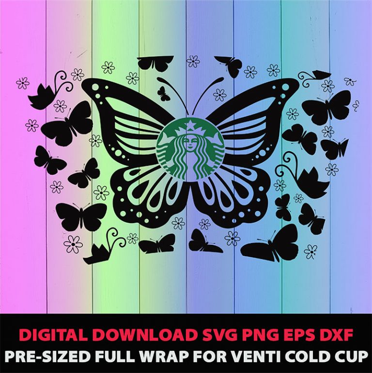 Free Free 184 Butterfly Starbucks Cup Wrap Svg Free SVG PNG EPS DXF File