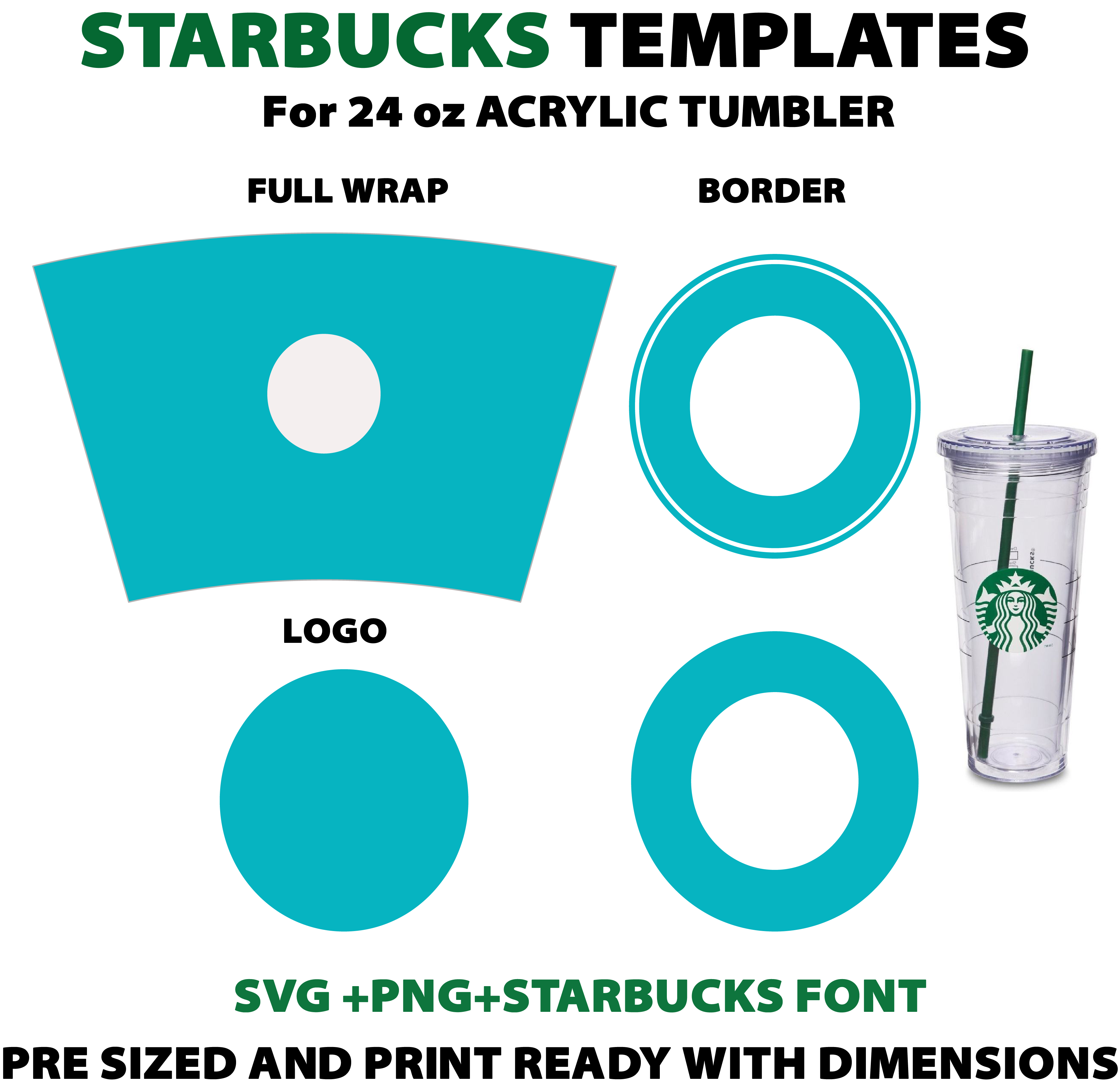 Cup Wrap Template