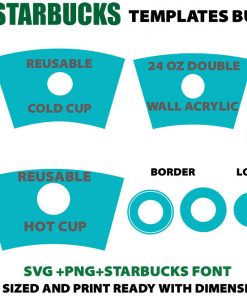 250+ Starbucks Wrap SVG Bundle - Designerpick