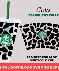 Mickey Starbucks cup full wrap SVG Free