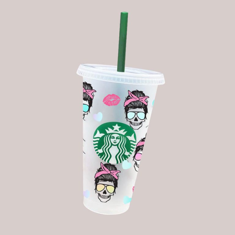 Download Mom Life Starbucks Cup SVG Bundle Messy Bun Skull Bundle ...