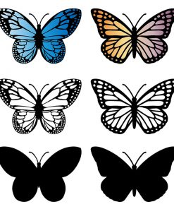Free Free 269 Half Butterfly Svg Free SVG PNG EPS DXF File