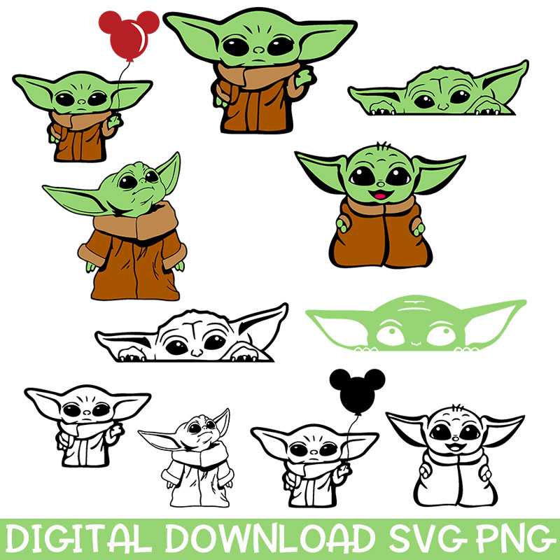 Baby Yoda Svg Free Cut File For Cricut (Updated 2023)